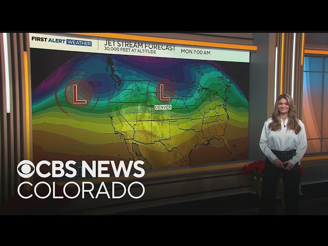 ⁣Staying windy for Colorado's high country, otherwise mild across the Denver metro to start the 