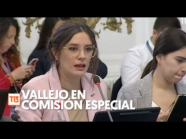 ⁣Ministra Vallejo expone en comisión investigadora por caso contra Manuel Monsalve