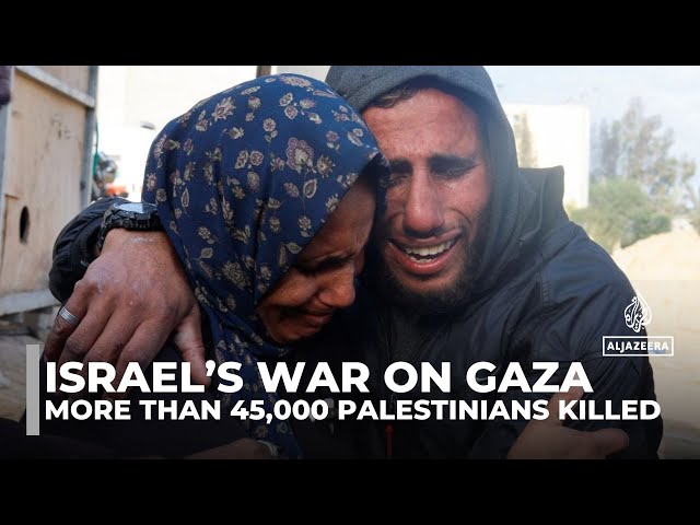 ⁣More than 45,000 Palestinians killed in Israel’s war on Gaza