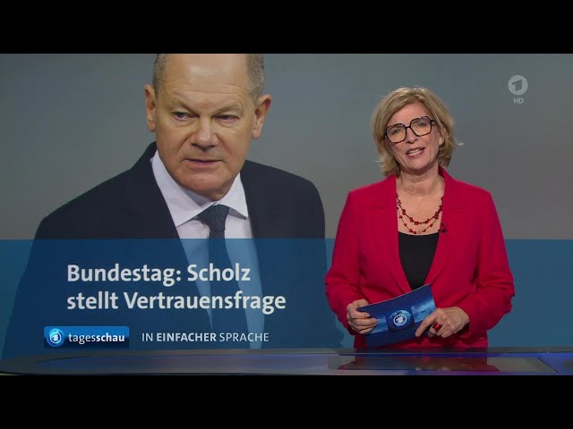 ⁣tagesschau in Einfacher Sprache 19:00 Uhr, 16.12.2024