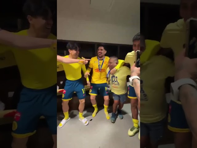 ⁣ ¡SE CUMPLIÓ! hacen el bailde de Diego Valdés para celebrar el TRICAMPEONATO  Vía @clubamerica