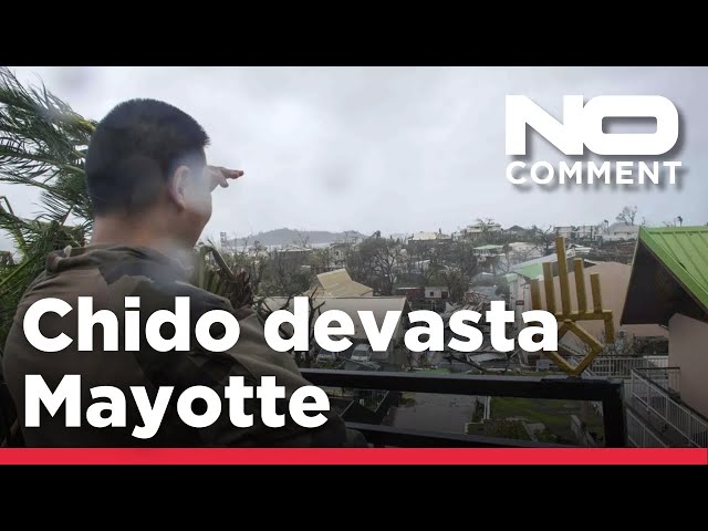 ⁣No Comment : Mayotte queda devastada tras el paso del ciclón Chido