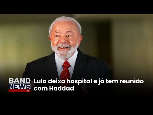 ⁣Lula recebe alta e vai trabalhar de casa | BandNewsTV