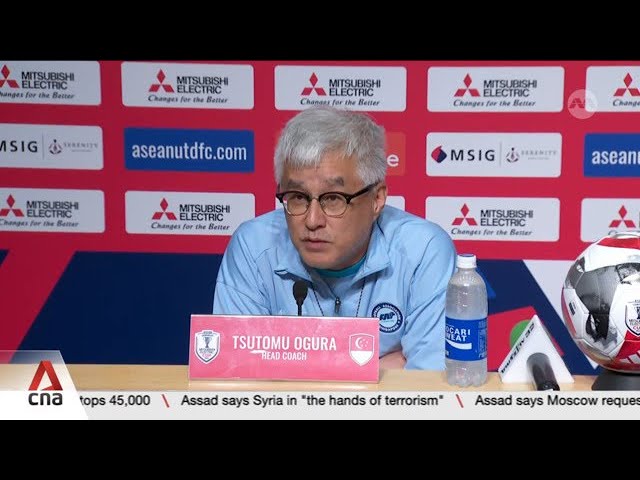 ⁣ASEAN Mitsubishi Electric Cup: Singapore must face Thailand without fear, says coach Ogura