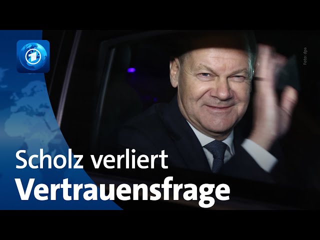 ⁣Bundeskanzler Scholz verliert Vertrauensfrage