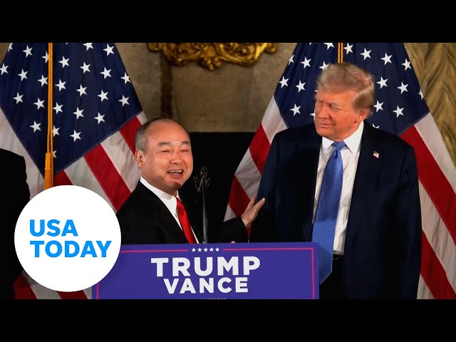 ⁣Trump announces $100 billion SoftBank investment | USA TODAY