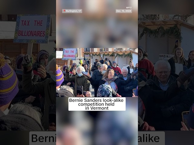 ⁣Bernie Sanders look-alike competition held in Vermont