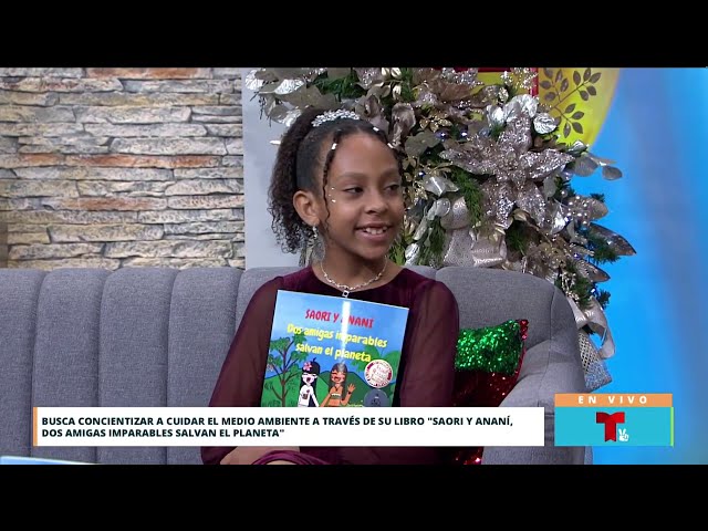 ⁣Niña de 10 años inspira a cuidar el planeta con su libro