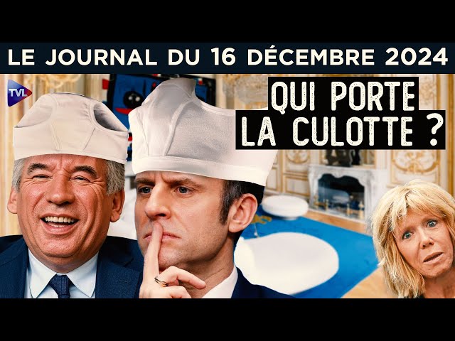 ⁣Bayrou : le fossoyeur d’Emmanuel Macron ? - JT du lundi 16 décembre 2024