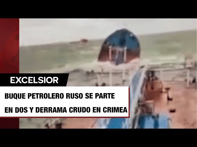 ⁣Temen desastre natural por naufragio de buque; hay un fallecido y otra nave en peligro