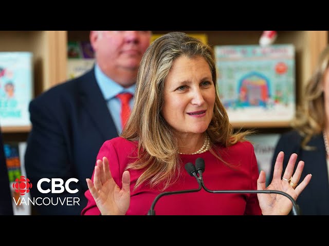 ⁣What does Chrystia Freeland’s resignation from cabinet mean for B.C.?