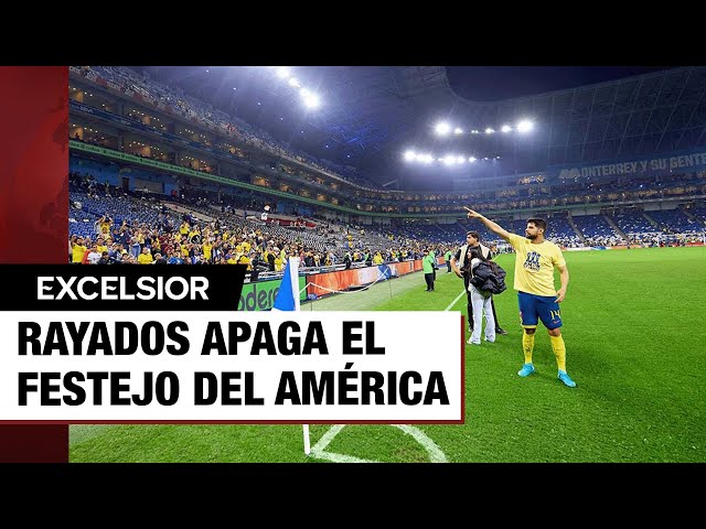 ⁣Monterrey corre al América de su campo en pleno festejo