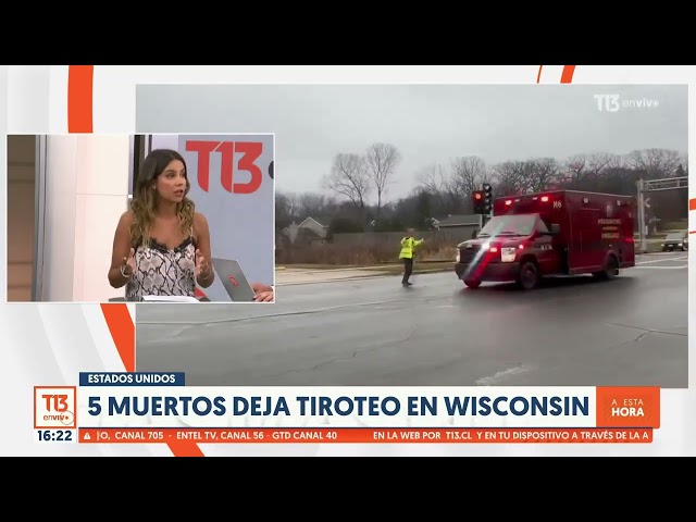 ⁣Estados Unidos: Tiroteo deja varios muertos y varios heridos en colegio cristiano de Wisconsin