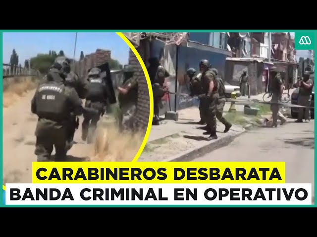 ⁣Carabineros desbarata banda criminal: Incautan armas, drogas y vehículos