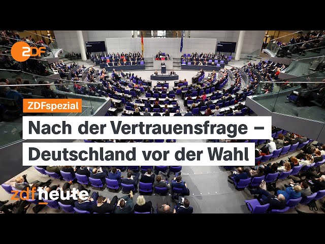 ⁣Nach der Vertrauensfrage - Deutschland vor der Wahl | ZDFspezial