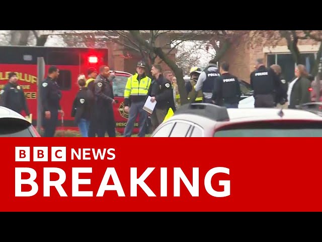 ⁣Wisconsin shooting: Three dead and multiple injured in US school shooting, police say | BBC News