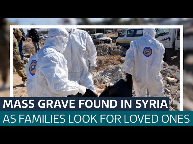 ⁣Mass graves uncovered in Syria as families continue to desperately search for relatives | ITV News