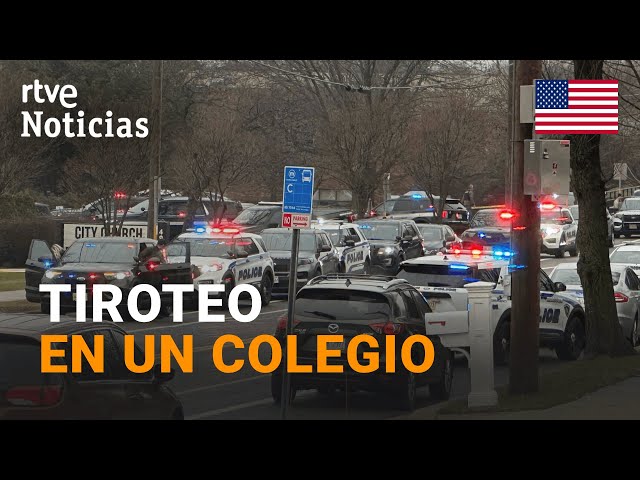 ⁣EE.UU.: CINCO FALLECIDOS y varios HERIDOS en un TIROTEO en un COLEGIO de WISCONSIN | RTVE Noticias