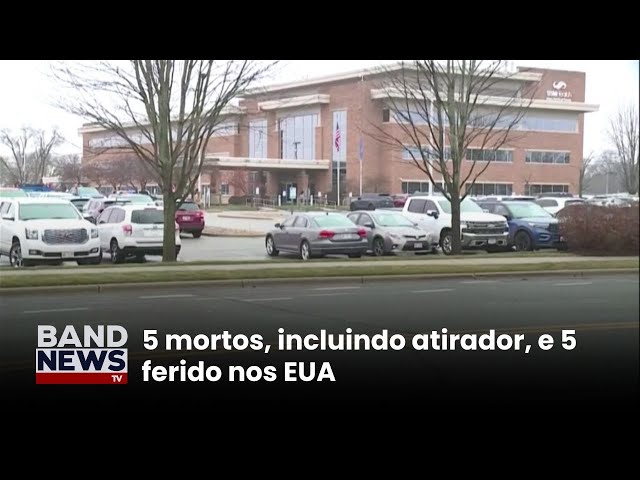 ⁣Tiroteio em escola dos EUA | BandNewsTV