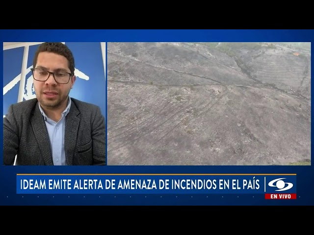 ⁣IDEAM publica informe sobre alerta en varios municipios por incendios