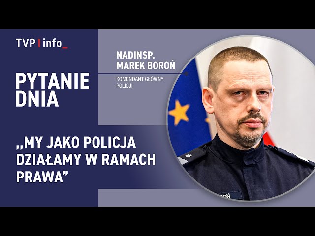 ⁣Policja na tropie Romanowskiego? Komendant Główny o poszukiwaniach | PYTANIE DNIA