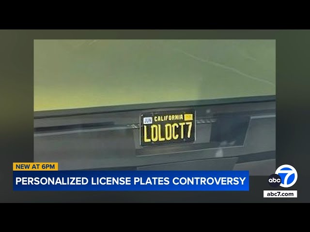 ⁣Personalized California license plate wasn't mocking Oct. 7 attack, family says