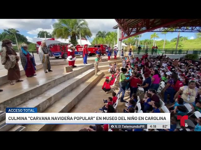 ⁣La caravana navideña de Popular culmina en el Museo dle Niño de Carolina