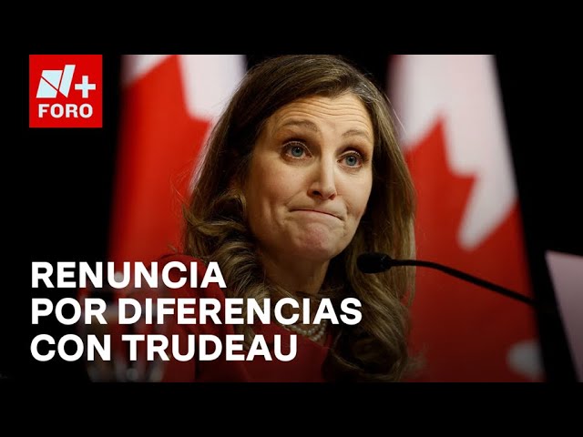 ⁣Viceprimera ministra de Canadá dimite por diferencias con Trudeau - Paralelo 23