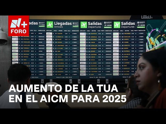 ⁣¿Cuánto costará volar desde CDMX en 2025? AICM subirá su TUA - A las 3