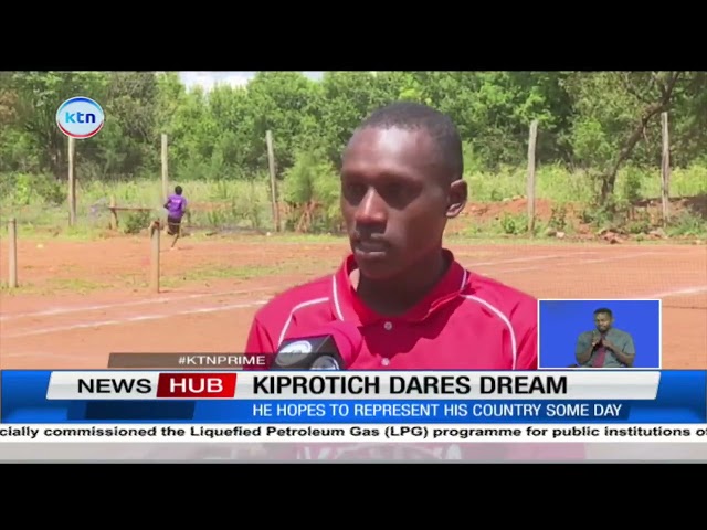 ⁣Kiprotich dares dream: He hopes to represent Kenya in tennis