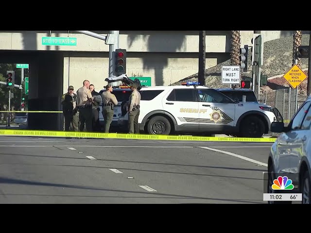 ⁣1 hospitalized in Redlands deputy shooting