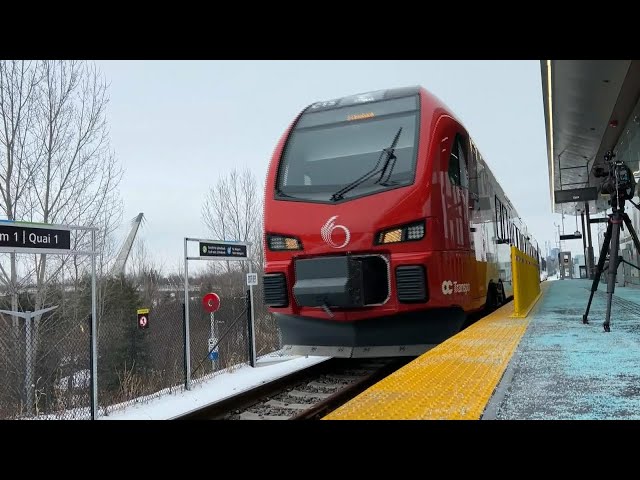 ⁣Ride aboard Ottawa's new Trillium Line