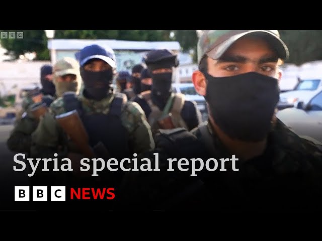 ⁣Syria frontline patrol: the rebel gunmen who now police the streets | BBC News