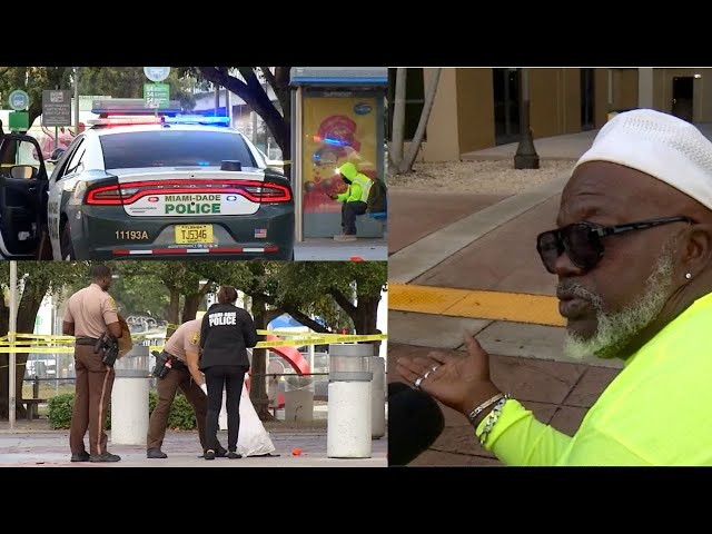 ⁣Hombre se debate entre la vida y la muerte tras ser golpeado en una estación del MetroRail en Miami