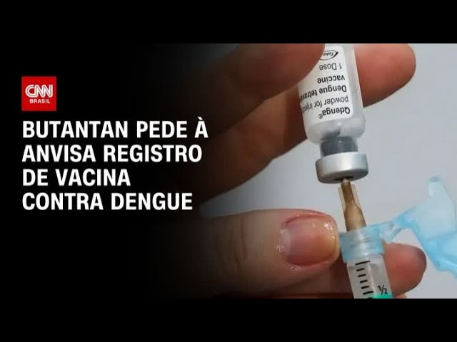 ⁣Butantan pede à Anvisa registro de vacina contra dengue | CNN PRIME TIME