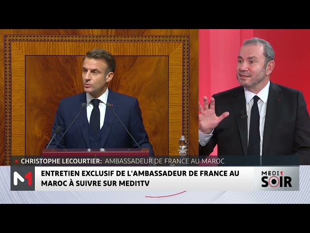 ⁣Entretien exclusif de l'ambassadeur de France au Maroc à suivre sur Medi1TV