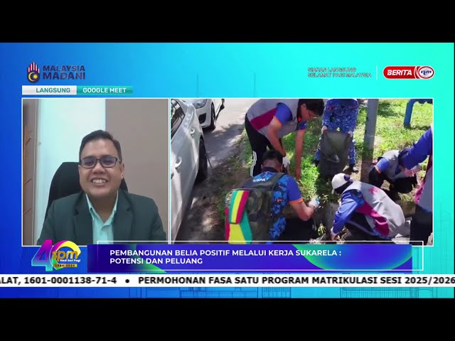 ⁣17 DIS 2024 – SPM - PEMBANGUNAN BELIA POSITIF MELALUI KERJA SUKARELA : POTENSI DAN PELUANG