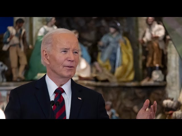 ⁣LIVE: Biden and first lady host Hanukkah reception | NBC News