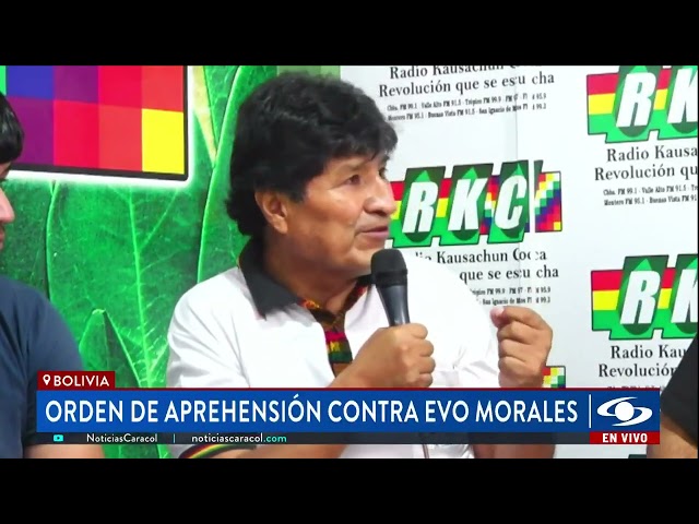 ⁣Fiscal de Bolivia pide aprehensión del expresidente Evo Morales por trata de personas