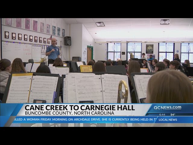 ⁣WNC school is raising money to send their band to Carnegie Hall