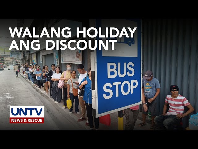 ⁣20% discount para sa seniors, PWDs at estudyante, dapat ibigay kahit holiday – LTFRB