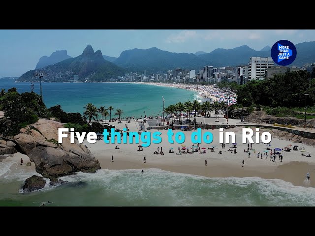 ⁣Five things to do in Rio de Janeiro