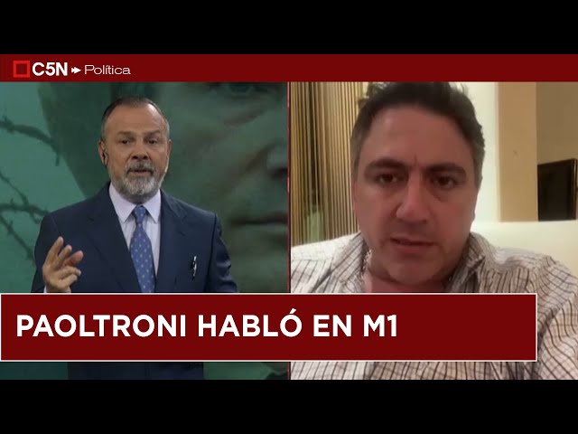 ⁣PAOLTRONI habló de la INTERNA entre VILLARRUEL y MILEI en M1