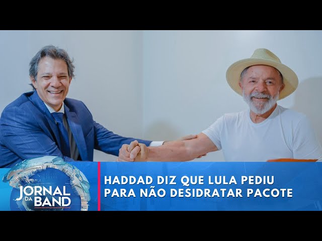 ⁣Haddad diz que Lula pediu para não desidratar pacote de corte de gastos | Jornal da Band