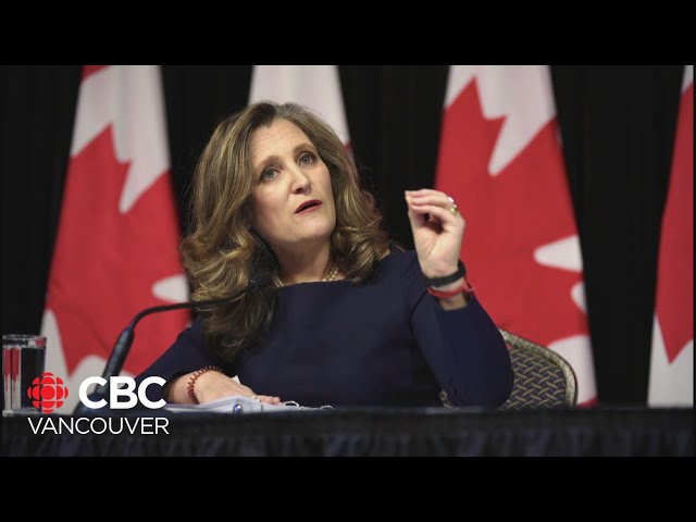 ⁣B.C. MPs call for Trudeau to step down after Freeland's resignation