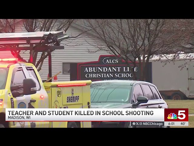 ⁣Latest details: Teacher and student killed in Madison school shooting