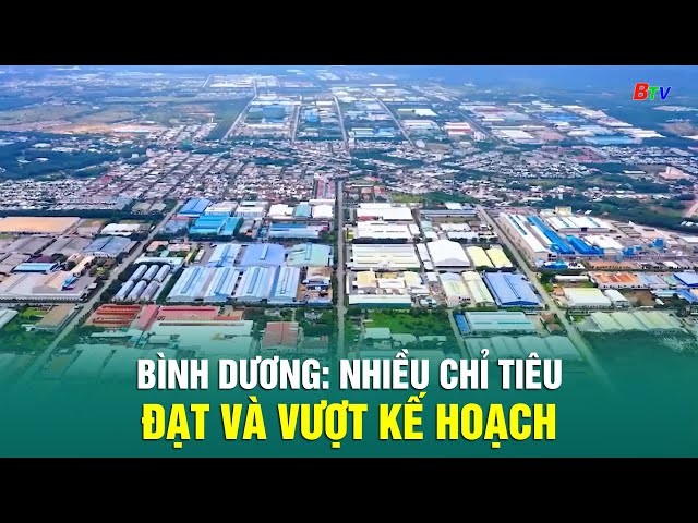 ⁣Bình Dương: Nhiều chỉ tiêu đạt và vượt kế hoạch