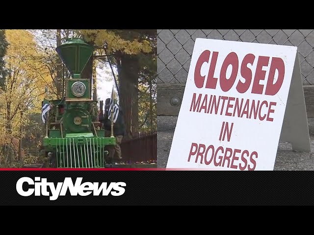 ⁣Stanley Park Train closed