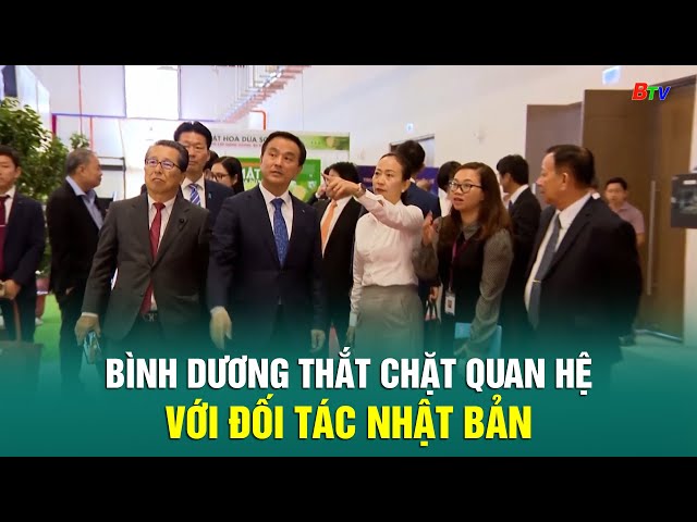 ⁣Bình Dương thắt chặt quan hệ với đối tác Nhật Bản