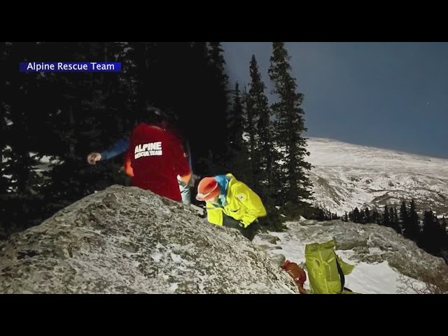 ⁣Father's call to authorities integral in successful rescue of Mount Bierstadt hiker